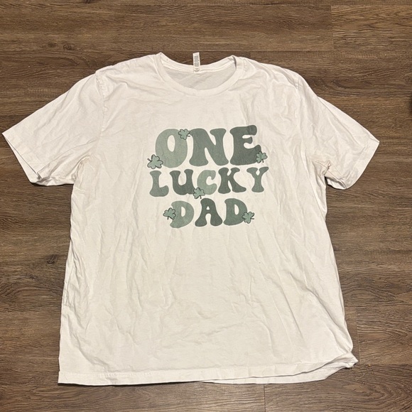 Other - one lucky dad shirt